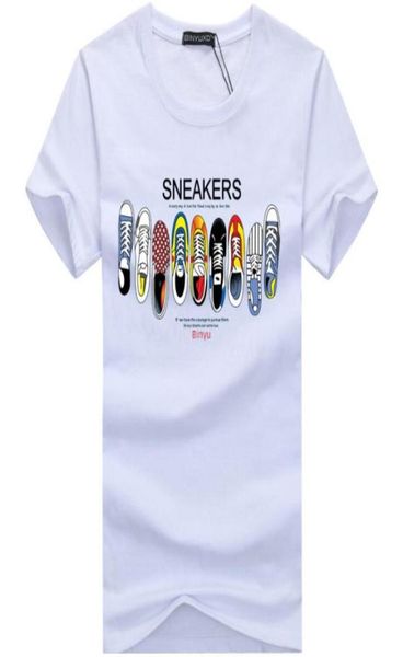 mens designer t shirt letter sneaker print casual short sleeve black white fashion men tees 5743921, White;black
mens designer t shirt letter sneaker print casual short sleeve black white fashion men tees 5743921, White;black