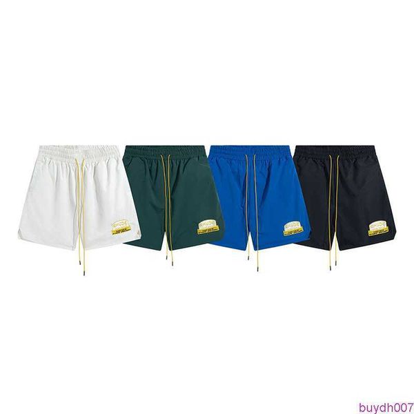 3zvo men's shorts rhude american fashion brand letter embroidery emblem woven sports casual pants women's loose quarter quick dry, White;black
3zvo men's shorts rhude american fashion brand letter embroidery emblem woven sports casual pants women's loose quarter quick dry, White;black
