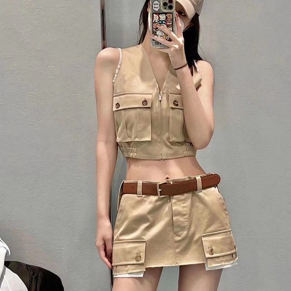 street style women vest skirt sleeveless v neck vest coat belt short skirt fashion casual jacket skirt set, Gray
street style women vest skirt sleeveless v neck vest coat belt short skirt fashion casual jacket skirt set, Gray