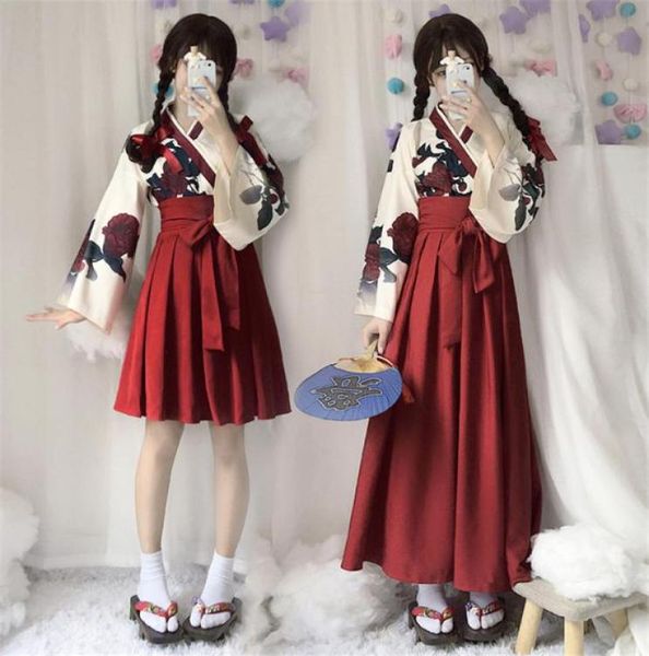 japanese style kimono drress for women taisho girl haori fashion floral print and skirts outfits asian clothes camellia love2408312, Red
japanese style kimono drress for women taisho girl haori fashion floral print and skirts outfits asian clothes camellia love2408312, Red