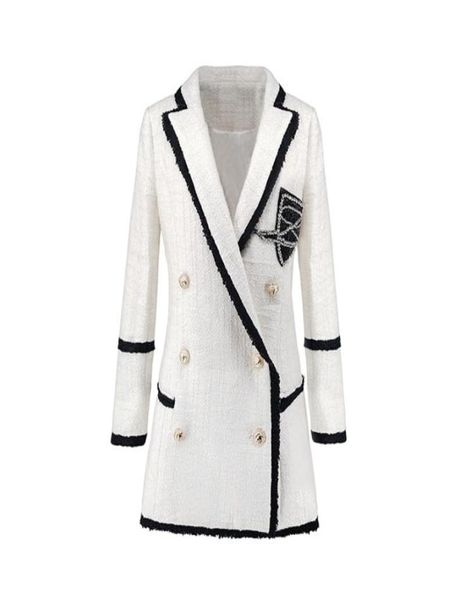 plus size xxxl women high street long jackets runway beading double breasted solid color white slim chic blazers 20103093139, White;black
plus size xxxl women high street long jackets runway beading double breasted solid color white slim chic blazers 20103093139, White;black