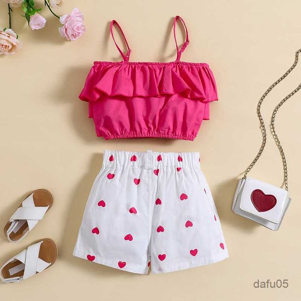 clothing sets 2023-04-14 lioraitiin 0-6years kids girls pants suit sleeveless ruffle vest heart print shorts fafshion clothing r230814, White
clothing sets 2023-04-14 lioraitiin 0-6years kids girls pants suit sleeveless ruffle vest heart print shorts fafshion clothing r230814, White