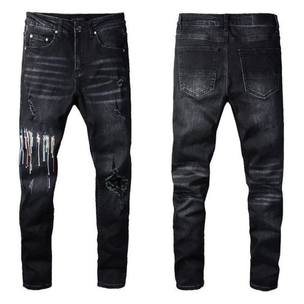 mens designer jeans star high elastics distressed ripped slim fit motorcycle biker denim for men s fashion black pants#03, Blue
mens designer jeans star high elastics distressed ripped slim fit motorcycle biker denim for men s fashion black pants#03, Blue