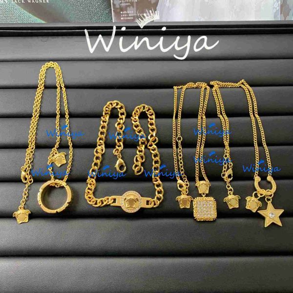 strands, strings designer necklace new letter beauty head diamond five pointed star neck chain temperament baroque pendant clavicle 3p6t, Black
strands, strings designer necklace new letter beauty head diamond five pointed star neck chain temperament baroque pendant clavicle 3p6t, Black