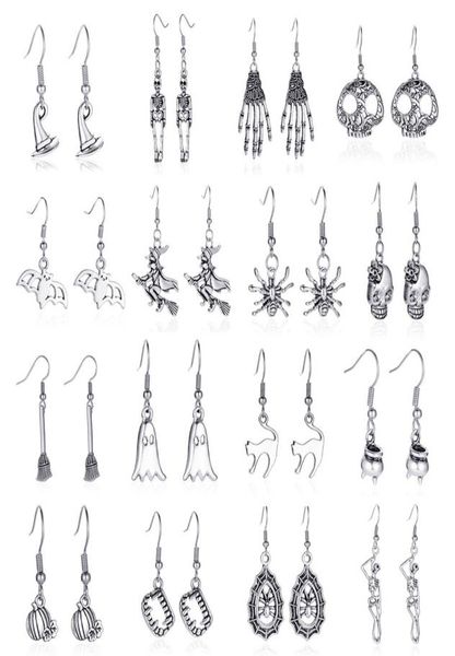 halloween earrings simple retro skull spider ghost witch magic hat bat distressed earrings -border holiday jewelry horror feat8165127, Golden;silver
halloween earrings simple retro skull spider ghost witch magic hat bat distressed earrings -border holiday jewelry horror feat8165127, Golden;silver
