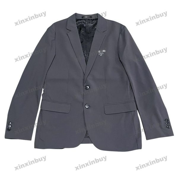 xinxinbuy men designer coat jacket triangle label milano letter embroidery long sleeve women gray black khaki blue m-2xl, Black;brown
xinxinbuy men designer coat jacket triangle label milano letter embroidery long sleeve women gray black khaki blue m-2xl, Black;brown