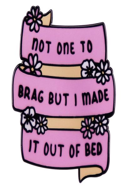 funny quotes not one to brag but i made it out of bed enamel pin custom metal brooch backpack denim lapel badge jewelry2809998, Blue
funny quotes not one to brag but i made it out of bed enamel pin custom metal brooch backpack denim lapel badge jewelry2809998, Blue