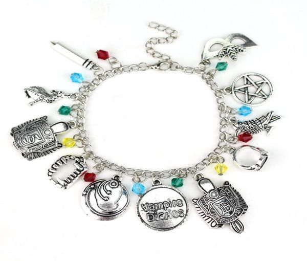 vampire diaries bracelet elena stefan damon fandom gifts exquisite moviejewelry brand bracelet chain wristlets inspired charms bra3177089, Golden;silver
vampire diaries bracelet elena stefan damon fandom gifts exquisite moviejewelry brand bracelet chain wristlets inspired charms bra3177089, Golden;silver
