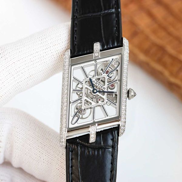 designer men diamond watch skeleton tank watches high qualtiy uwe3 mechanical automatic movemnt uhr montre carter prx luxe with box reloj ho, Slivery;brown
designer men diamond watch skeleton tank watches high qualtiy uwe3 mechanical automatic movemnt uhr montre carter prx luxe with box reloj ho, Slivery;brown