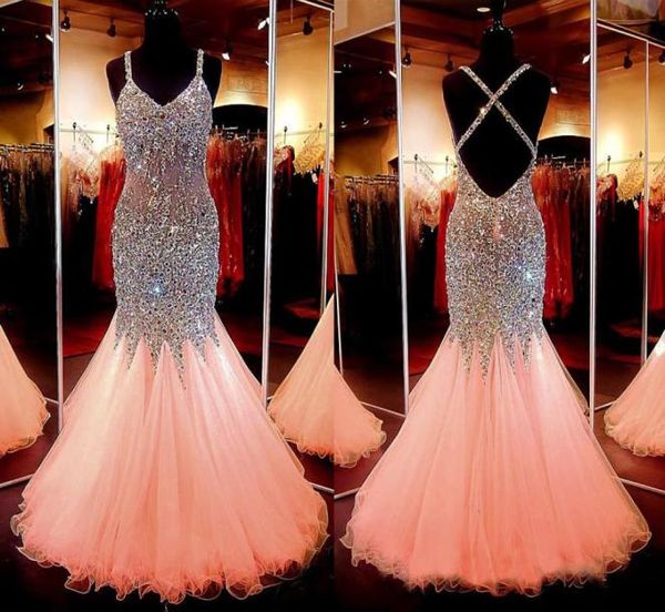 tulle spaghetti straps neckline floorlength mermaid prom dress see through bling bling crystals beading evening dress open back5131895, Black
tulle spaghetti straps neckline floorlength mermaid prom dress see through bling bling crystals beading evening dress open back5131895, Black