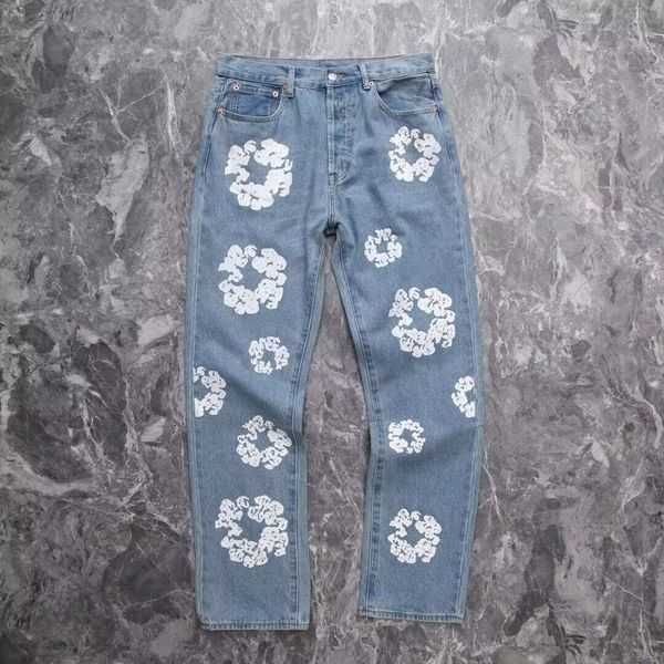 designers men jean denim trousers flower print pants track pants streetwear straight casual men and women trousers for menkhin, Blue
designers men jean denim trousers flower print pants track pants streetwear straight casual men and women trousers for menkhin, Blue