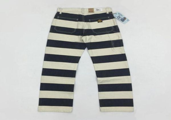 16oz bob dong prison pants multipockets motorcycle black white striped trousers men039s9254758
16oz bob dong prison pants multipockets motorcycle black white striped trousers men039s9254758