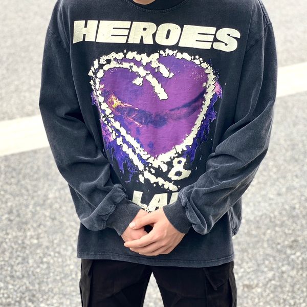 hellstar "purple heart limit" american west coast street graffiti hip hop style high street short sleeve long sleeve do old wash w, Black;brown
hellstar "purple heart limit" american west coast street graffiti hip hop style high street short sleeve long sleeve do old wash w, Black;brown