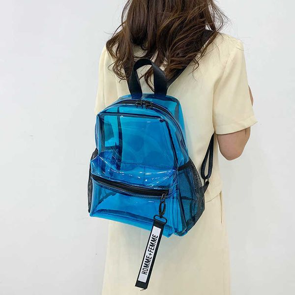 pvc large capacity transparent backpack men's and women's waterproof student schoolbag 230615
pvc large capacity transparent backpack men's and women's waterproof student schoolbag 230615