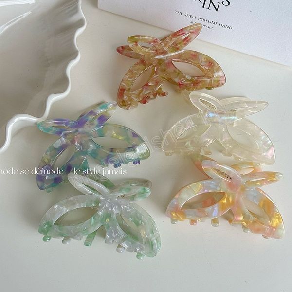 woman korean hollow out butterfly design acetate hair claws ladies hairgrip headwear girls colorful hair clips hair accessories, Slivery;white
woman korean hollow out butterfly design acetate hair claws ladies hairgrip headwear girls colorful hair clips hair accessories, Slivery;white