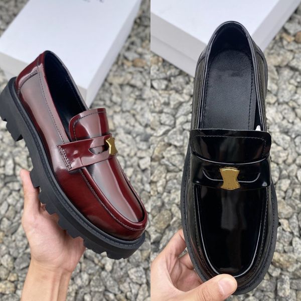 burgundy black margaret loafer shoes gold triomphe buckle sandal women's polished bull platform sneaker cowhide genuine leather designe
burgundy black margaret loafer shoes gold triomphe buckle sandal women's polished bull platform sneaker cowhide genuine leather designe
