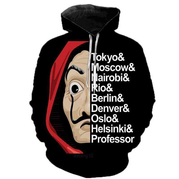 la casa de papel designer hoodies costume face sweatshirt men's raglan pullover the house paper hoody men autumn tracksuit streetwear b, Black
la casa de papel designer hoodies costume face sweatshirt men's raglan pullover the house paper hoody men autumn tracksuit streetwear b, Black