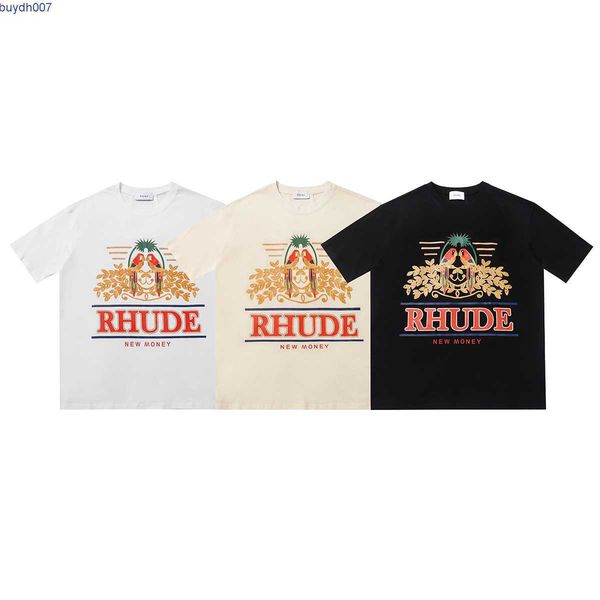 53zc men's t-shirts rhude printed short sleeve casual fashion round neck loose high street couple men women, White;black
53zc men's t-shirts rhude printed short sleeve casual fashion round neck loose high street couple men women, White;black
