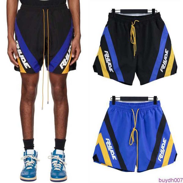 t5y0 men's shorts rhude letter printing side contrast sports casual summer, White;black
t5y0 men's shorts rhude letter printing side contrast sports casual summer, White;black
