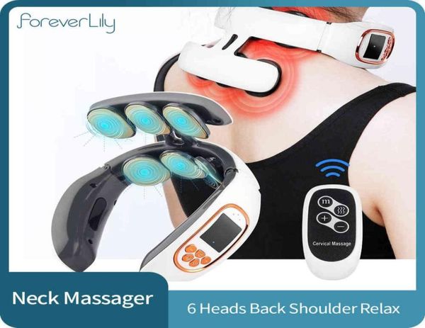 6 heads smart electric neck and back pulse massager tens wireless heat cervical vertebra relax pain kneading massage machine4880066
6 heads smart electric neck and back pulse massager tens wireless heat cervical vertebra relax pain kneading massage machine4880066