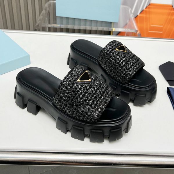 black crochet flatform slides slipper straw platform sandals woven chunky mule for woman fashion thick bottom flip flops summer beach slider
black crochet flatform slides slipper straw platform sandals woven chunky mule for woman fashion thick bottom flip flops summer beach slider