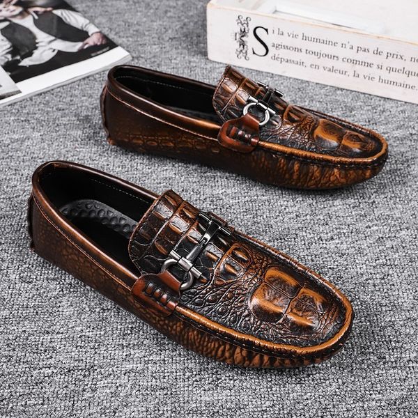 dress shoes retro british men's loafers leather boat casual classic flat breathable driving 230812, Black
dress shoes retro british men's loafers leather boat casual classic flat breathable driving 230812, Black