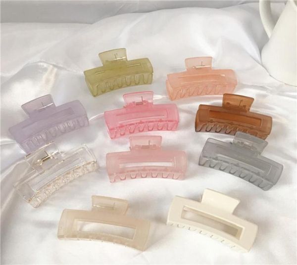 korean solid hair claws elegant clear acrylic hair clips hairpins barrette headwear for women girls accessories gifts7551112, Golden;silver
korean solid hair claws elegant clear acrylic hair clips hairpins barrette headwear for women girls accessories gifts7551112, Golden;silver