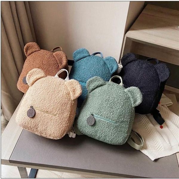 backpack portable plush autumn winter lamb fleece women's cute bear shaped children travel shopping rucksacks bolsos251z
backpack portable plush autumn winter lamb fleece women's cute bear shaped children travel shopping rucksacks bolsos251z