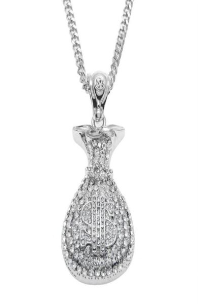hip hop antique silver gold plated money bag pendant for men women bling crystal dollar charm necklace long cuban chain jewelry2829200858
hip hop antique silver gold plated money bag pendant for men women bling crystal dollar charm necklace long cuban chain jewelry2829200858