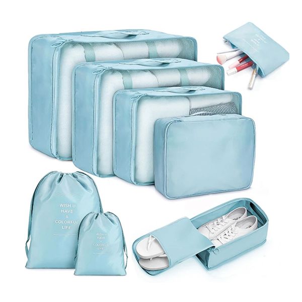 duffel bags 8 pieces set travel organizer storage bags suitcase packing set storage cases portable luggage organizer clothes shoe tidy pouch
duffel bags 8 pieces set travel organizer storage bags suitcase packing set storage cases portable luggage organizer clothes shoe tidy pouch