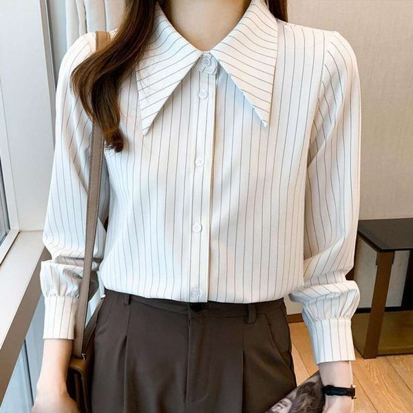 spring and womens blouses autumn style long sleeve striped white shirt fashion design sense small salt series
spring and womens blouses autumn style long sleeve striped white shirt fashion design sense small salt series