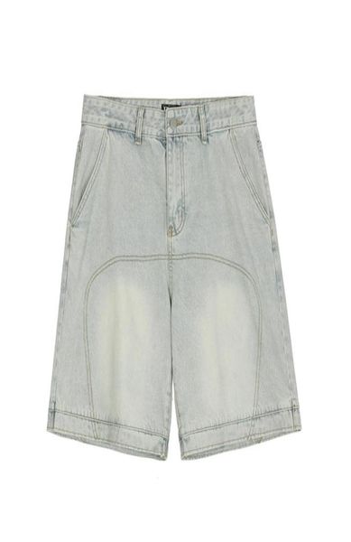 summer washed wide leg jeans shorts mens and womens pockets high street loose casual denim knee length pants7860687
summer washed wide leg jeans shorts mens and womens pockets high street loose casual denim knee length pants7860687