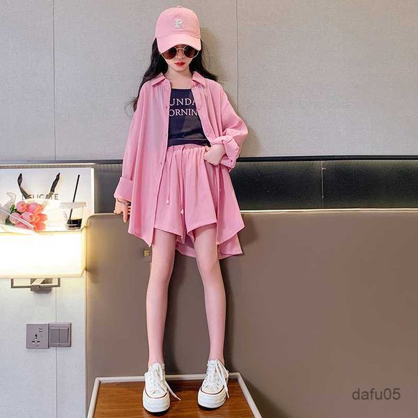 clothing sets day girls thin sets sunscreen costume long sleeve suits shirts vest shorts three pieces summer outfits children's tracksu, White
clothing sets day girls thin sets sunscreen costume long sleeve suits shirts vest shorts three pieces summer outfits children's tracksu, White