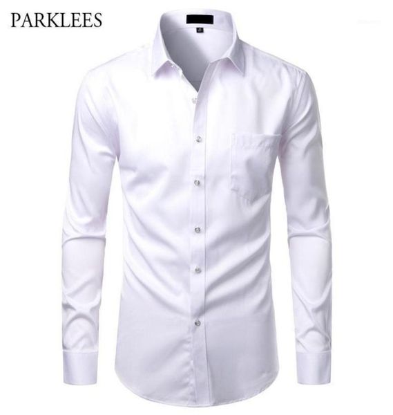 white mens bamboo fiber shirts casual slim fit button up dress shirts men solid soical shirt with pocket formal business camisas16298641, White;black
white mens bamboo fiber shirts casual slim fit button up dress shirts men solid soical shirt with pocket formal business camisas16298641, White;black