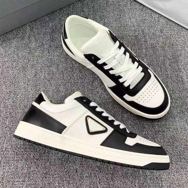 designer shoe brand casual shoes multicolor nylon rubber triangle logo lace up classic leather women's sports shoes, Black
designer shoe brand casual shoes multicolor nylon rubber triangle logo lace up classic leather women's sports shoes, Black