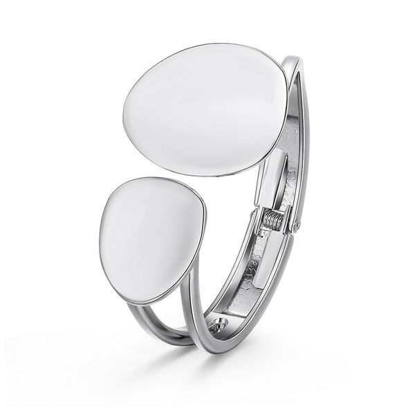 gold love new popular popular bracelet in europe and america, alloy open bracelet with hollow asymmetric oval stone shape bracelet gifts sal, Black
gold love new popular popular bracelet in europe and america, alloy open bracelet with hollow asymmetric oval stone shape bracelet gifts sal, Black