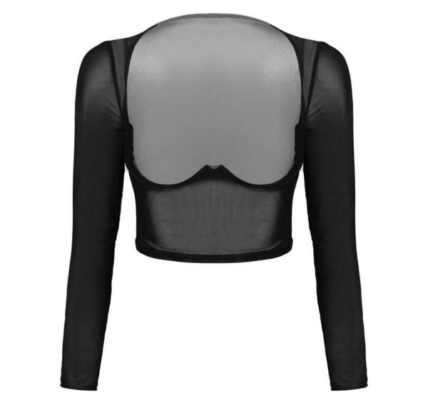 bras sets women exotic tanks seethrough mesh underwire crop open nipples underwear nightwear long sleeve front sheer tshirt 7630116, Red;black
bras sets women exotic tanks seethrough mesh underwire crop open nipples underwear nightwear long sleeve front sheer tshirt 7630116, Red;black