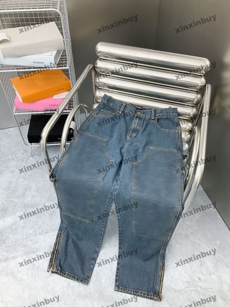 xinxinbuy men women designer pant emboss patch pocket panelled spring summer casual pants letter black khaki s-2xl, Black;brown
xinxinbuy men women designer pant emboss patch pocket panelled spring summer casual pants letter black khaki s-2xl, Black;brown