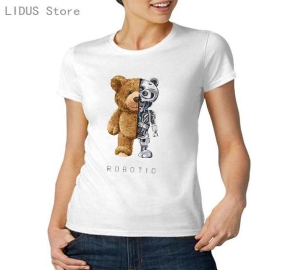 spring and summer arrival soft fashion bear pattern printing casual sports short sleeve tshirt for woman tshirt tee women039s8114034, White 
spring and summer arrival soft fashion bear pattern printing casual sports short sleeve tshirt for woman tshirt tee women039s8114034, White