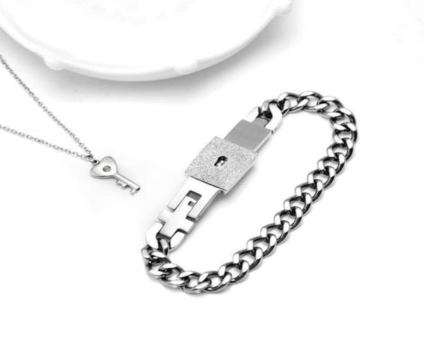 a couple lovers jewelry love heart lock bracelet stainless steel bracelets bangles key pendant necklace jewelry drop2717501, Silver
a couple lovers jewelry love heart lock bracelet stainless steel bracelets bangles key pendant necklace jewelry drop2717501, Silver