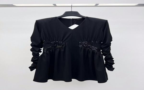 milan runway dress 2023 new spring v neck long sleeve sequins designer dresses brand same style dress 010448017829, Black
milan runway dress 2023 new spring v neck long sleeve sequins designer dresses brand same style dress 010448017829, Black