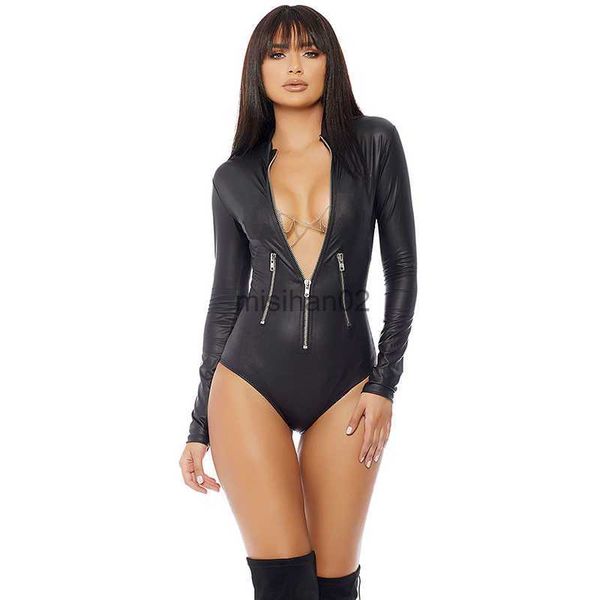 women's jumpsuits rompers long sleeve latex playsuit gothic faux leather bodysuit zipper fetish wetlook pvc catsuit erotic clubwear plu, Black;white
women's jumpsuits rompers long sleeve latex playsuit gothic faux leather bodysuit zipper fetish wetlook pvc catsuit erotic clubwear plu, Black;white