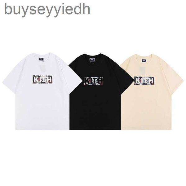 kith 2022 summer street popular short-sleeved flower square printing short-sleeved t-shirt men and women loose round neck trend, White;black
kith 2022 summer street popular short-sleeved flower square printing short-sleeved t-shirt men and women loose round neck trend, White;black