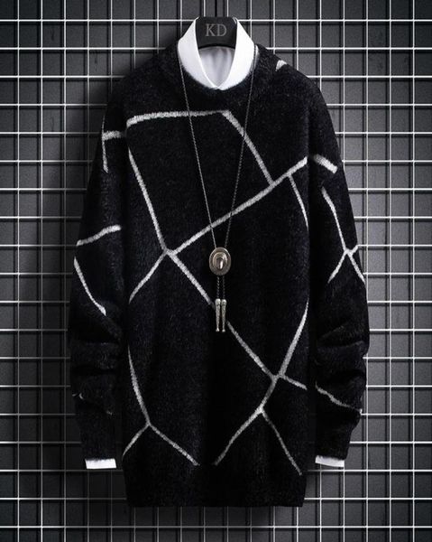 men039s sweaters fashion mink cashmere sweater men clothes winter mens christmas jumpers thick male pullovers keep warm pull ho2288052, White;black
men039s sweaters fashion mink cashmere sweater men clothes winter mens christmas jumpers thick male pullovers keep warm pull ho2288052, White;black