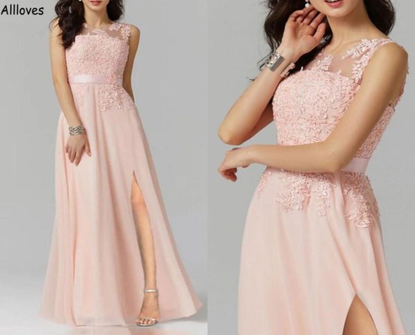 blush pink a line chiffon bridesmaid dresses elegant lace appliqued jewel neck maid of honor dress plus size floor length spl6159273, White;pink
blush pink a line chiffon bridesmaid dresses elegant lace appliqued jewel neck maid of honor dress plus size floor length spl6159273, White;pink