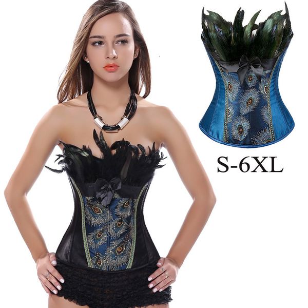 women's shapers peacock feather corset lingerie embroidery overbust shapewear gothic clothing body shaper bustier s-6xl 230812, Black;white
women's shapers peacock feather corset lingerie embroidery overbust shapewear gothic clothing body shaper bustier s-6xl 230812, Black;white