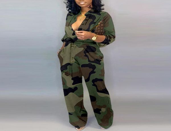 women camouflage printed plus size long sleeve bodycon jumpsuit casual wrap belt button down female overall jumpsuits party club r3256433, White
women camouflage printed plus size long sleeve bodycon jumpsuit casual wrap belt button down female overall jumpsuits party club r3256433, White