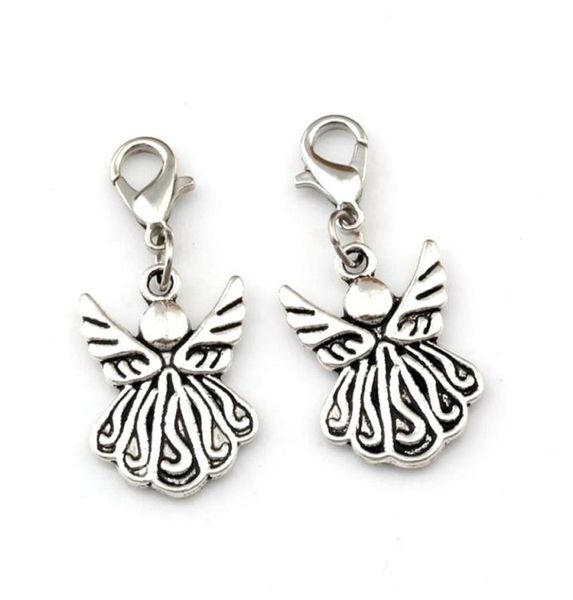 100pcs antique silver angel wing lobster clasps charm pendants for jewelry making bracelet necklace diy accessories 15x355mm a492925575, Bronze;silver
100pcs antique silver angel wing lobster clasps charm pendants for jewelry making bracelet necklace diy accessories 15x355mm a492925575, Bronze;silver