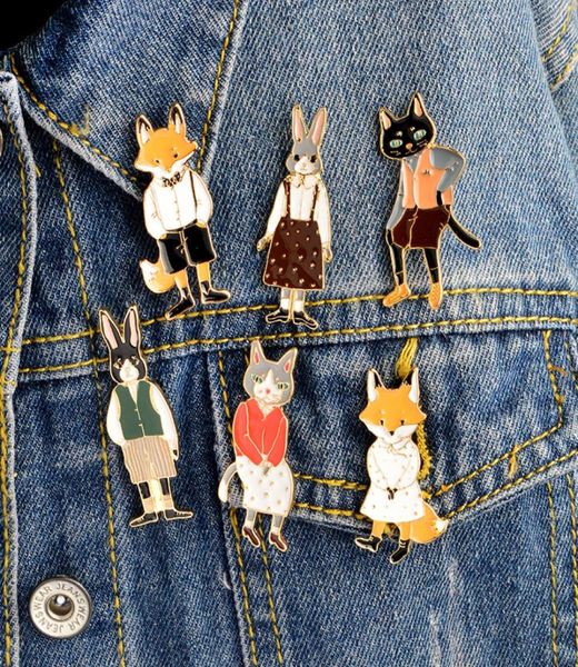 mr ms gentleman lady cat rabbit fox brooch pin denim animal jacket pin buckle shirt badge lovers jewelry gift for couples5136833, Gray
mr ms gentleman lady cat rabbit fox brooch pin denim animal jacket pin buckle shirt badge lovers jewelry gift for couples5136833, Gray