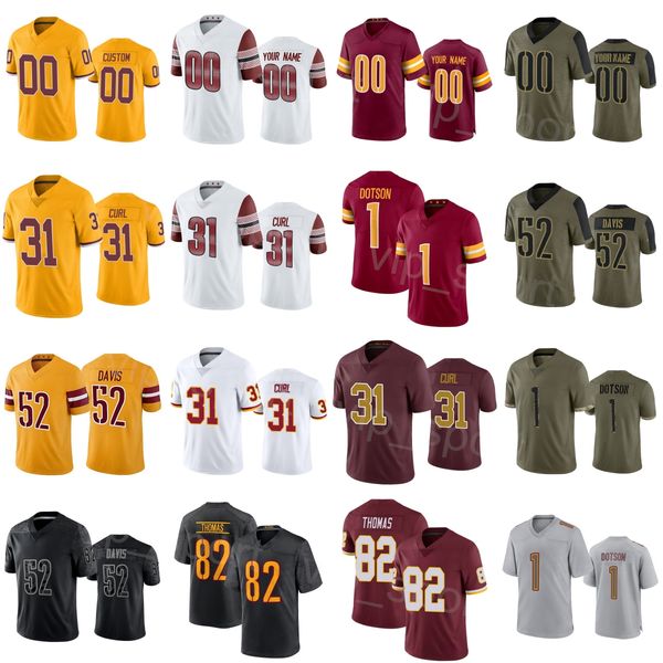 team football 22 darrick forrest jersey 31 kamren curl 32 jaret patterson 1 jahan dotson 82 logan thomas 52 jamin davis 8 brian robinson jr, Black;red
team football 22 darrick forrest jersey 31 kamren curl 32 jaret patterson 1 jahan dotson 82 logan thomas 52 jamin davis 8 brian robinson jr, Black;red